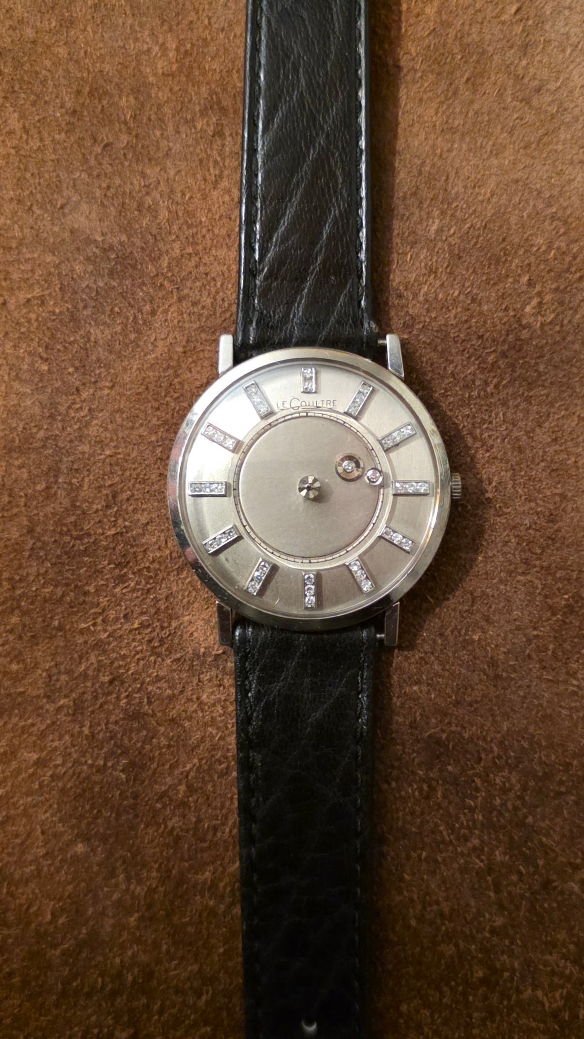 Lecoultre Mystery dial watch from the 1960s