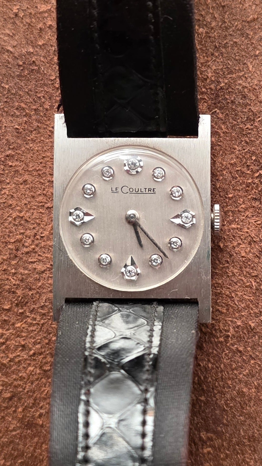 Lecoultre Tank style watch from the 1960s.