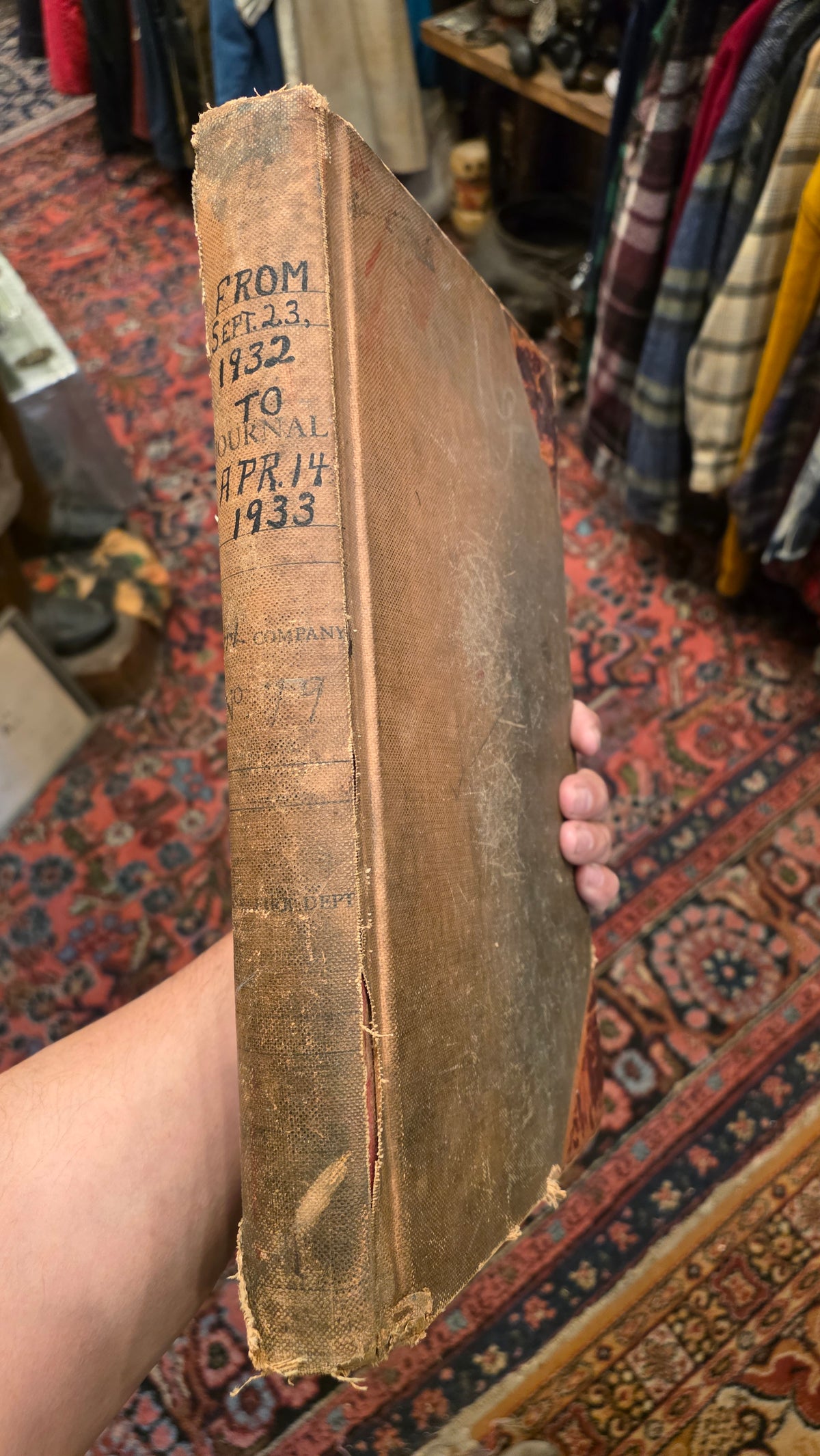 FDNY house watch Journal Hook + Ladder Staten Island 1932 -1933