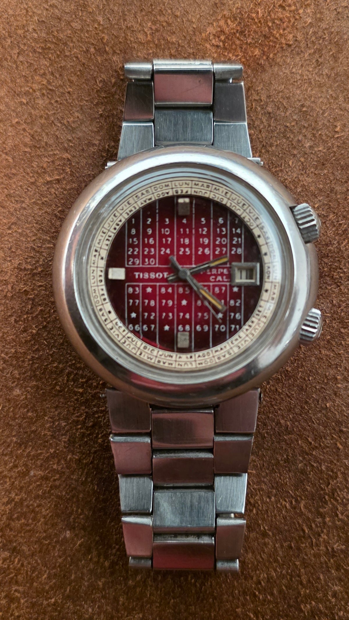Tissot Super Compressor Perpetual Calender watch from the 1970s