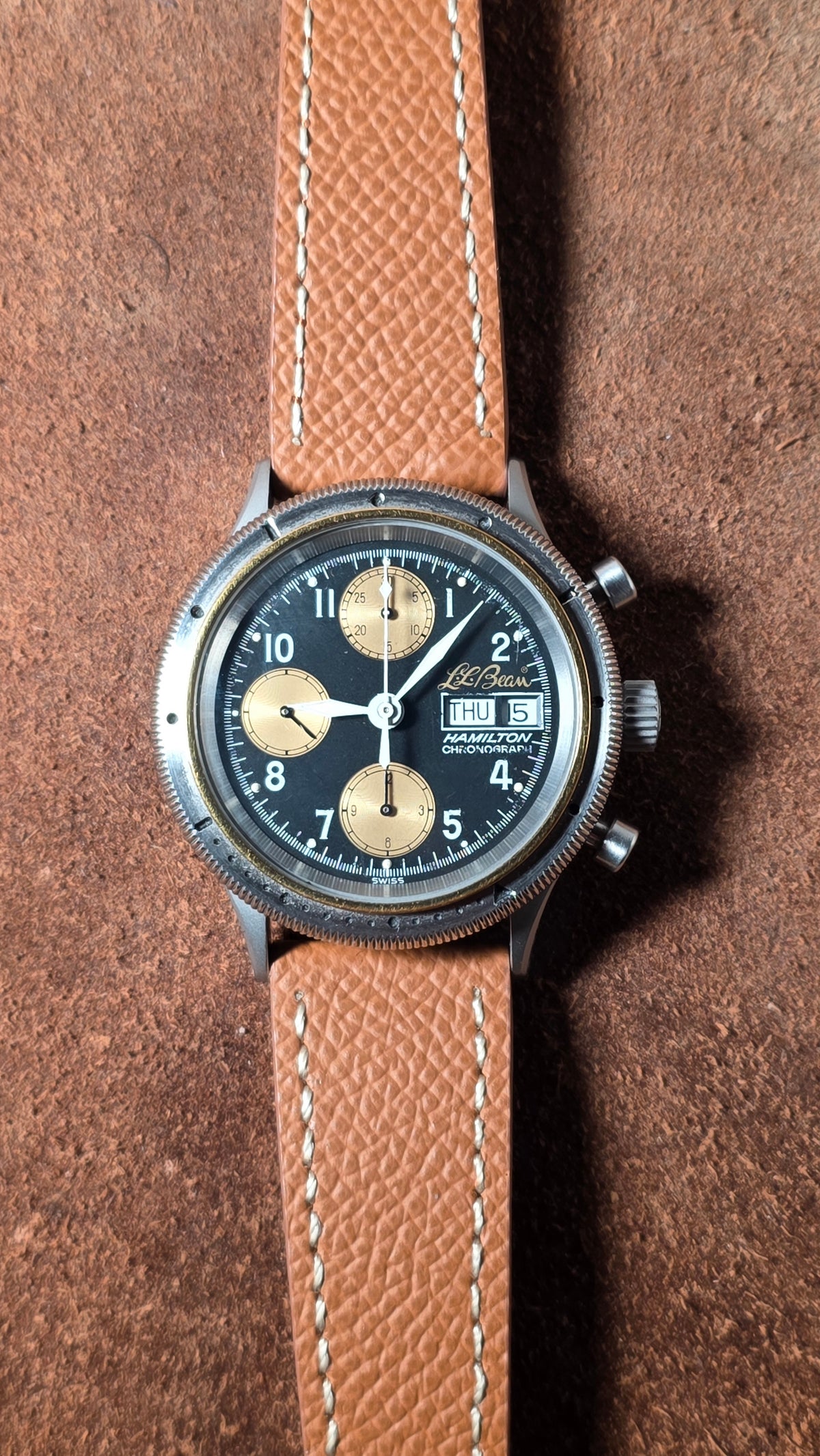 Hamilton x LL Bean 9446 watch from the 1990s