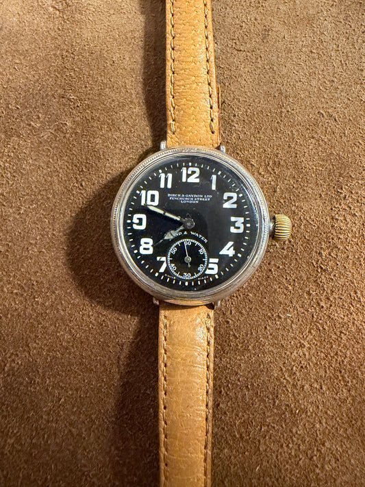 Zenith Land and Water WWI Trench Watch for Birch and Gaydon circa 1918