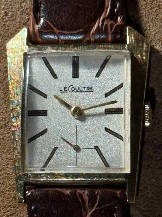 Lecoultre Mid century asymmetrical watch from the 1950s