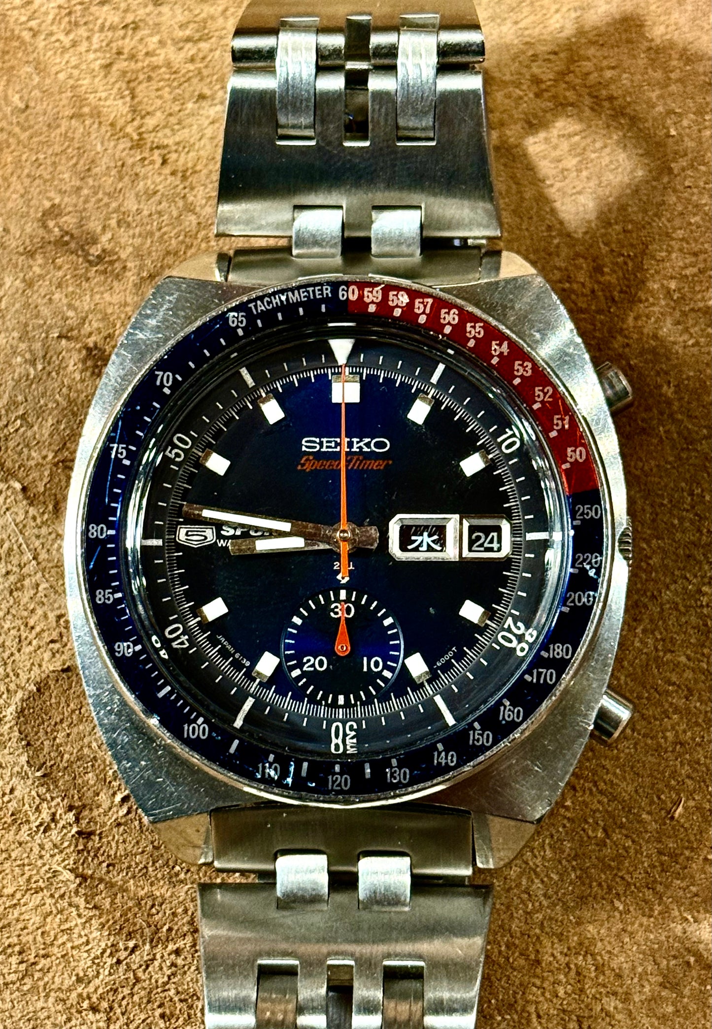Seiko Pogue Speed timer chronograph from the 1970s..