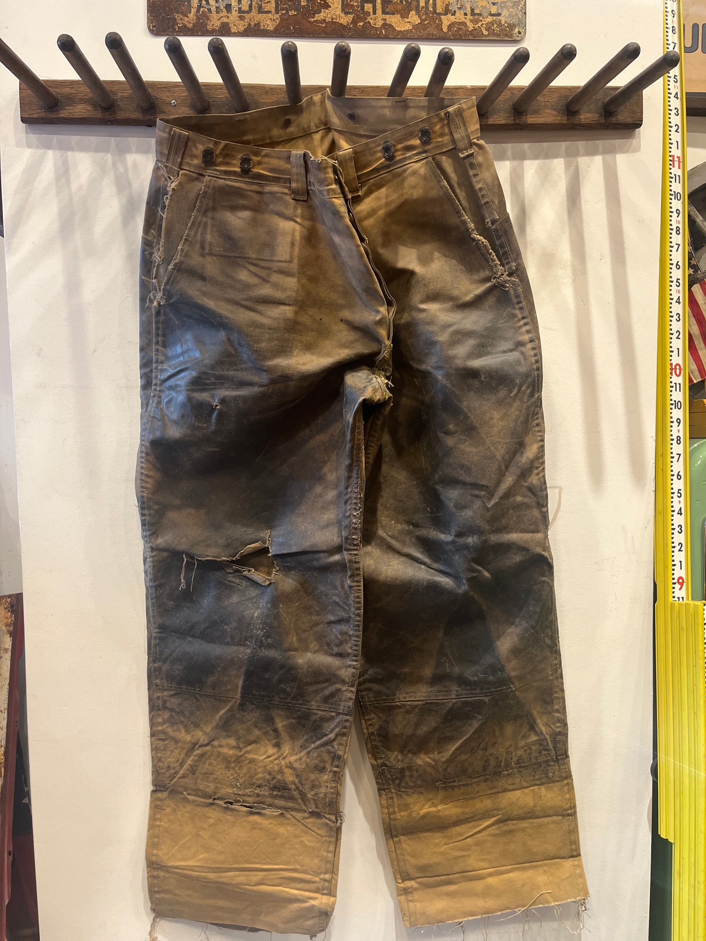 CC Filson Logging Tin Cloth Waxed Cotton Canvas Trouser