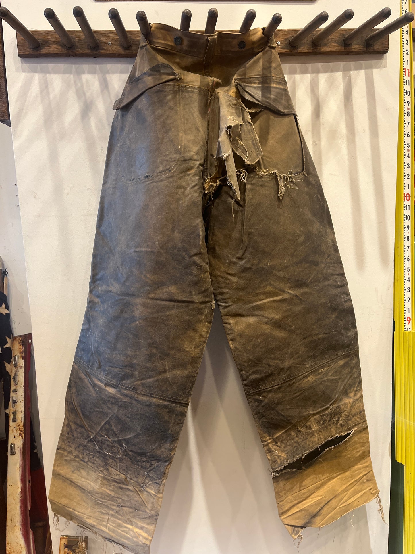 CC Filson Logging Tin Cloth Waxed Cotton Canvas Trouser