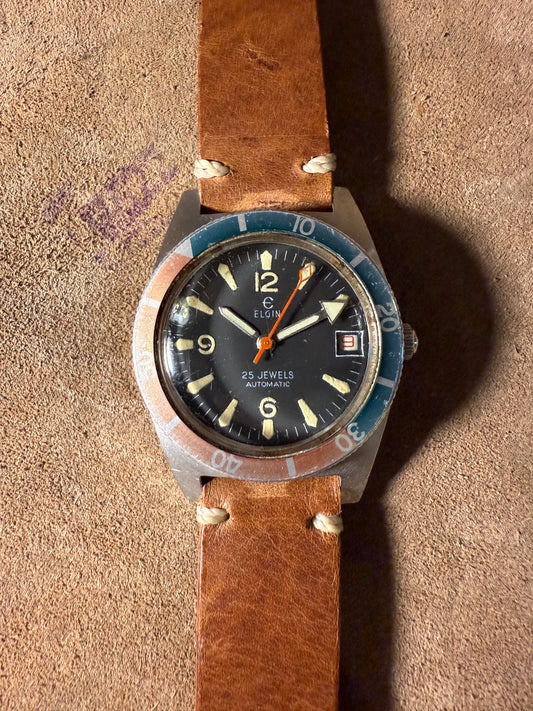 Elgin Skin Diver Vintage Watch from the 1960s