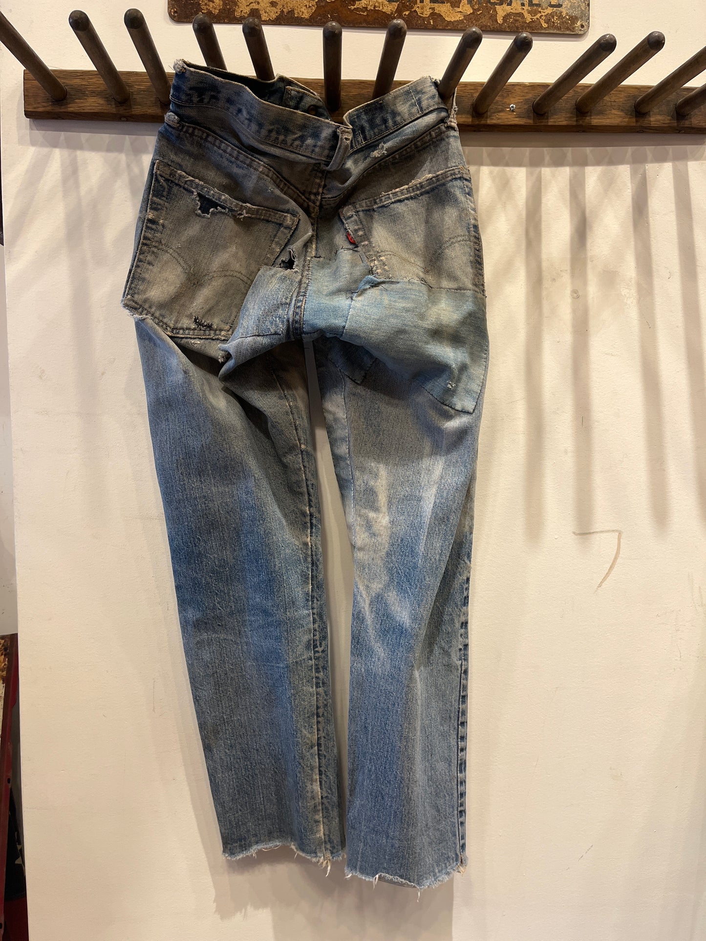 Vintage Levi 501 patched