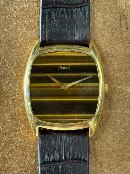 Piaget 9591 Tiger Eye dial watch from the 1970s