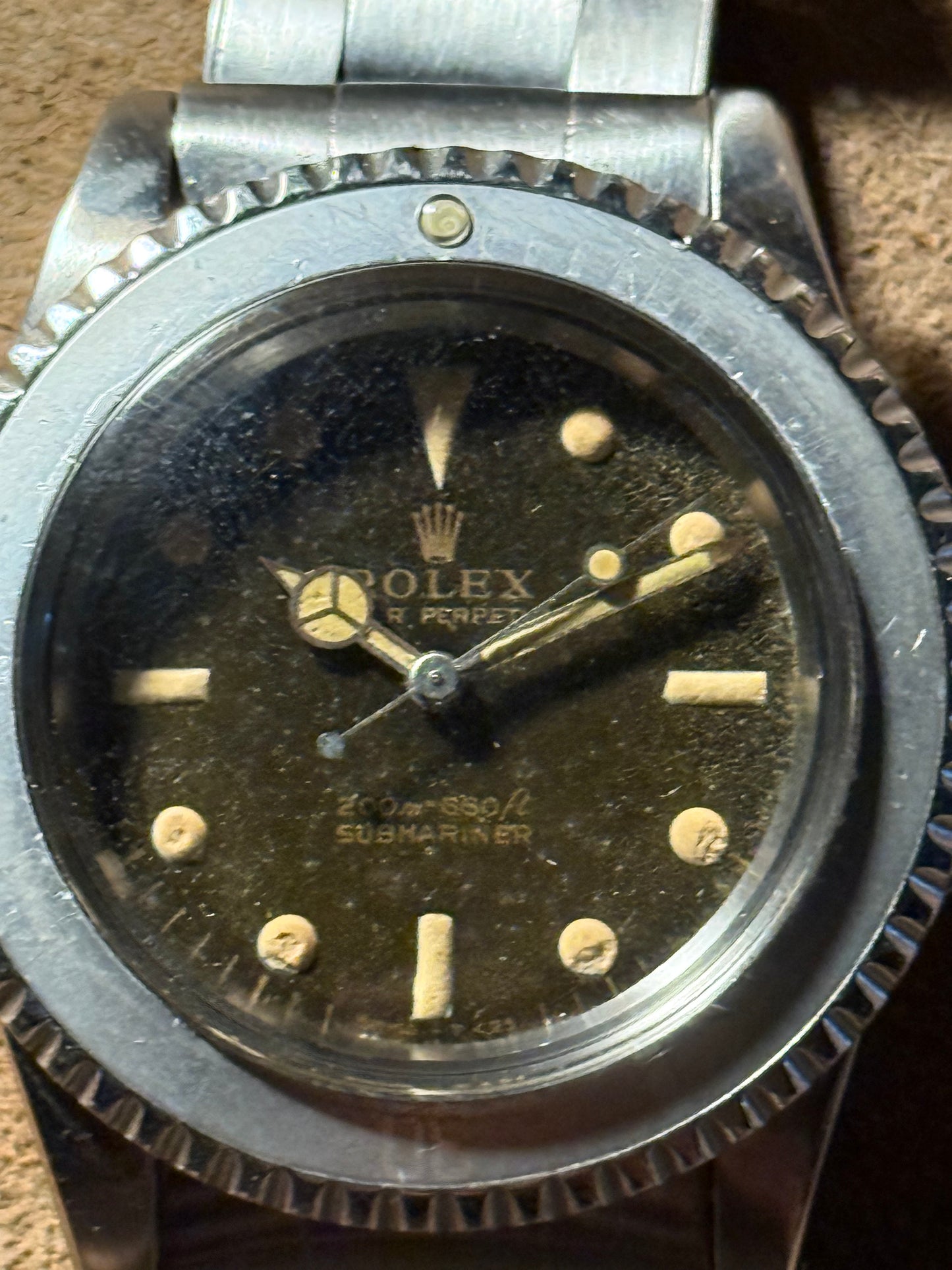 Rolex Submariner 5513 Tropical watch from 1966