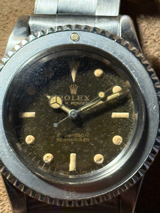 Rolex Submariner 5513 Tropical watch from 1966