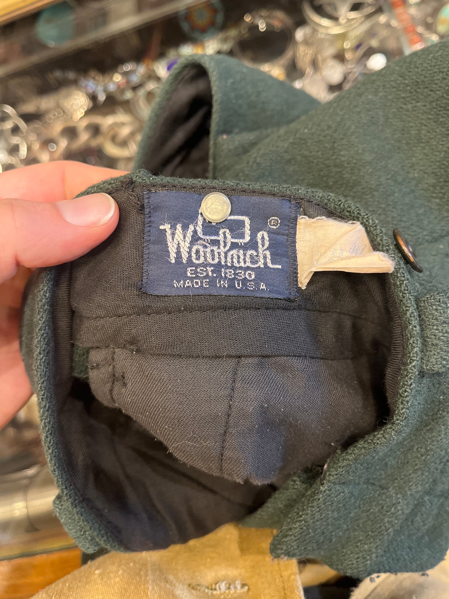 Woolrich Wool Flannel Hunting Trousers
