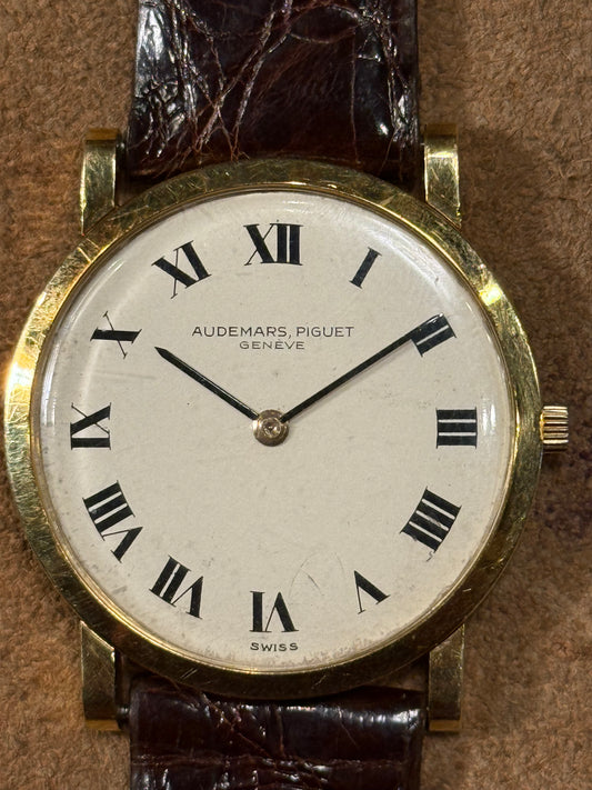 Audemars Piguet 18k Roman dial watch from the 1960s