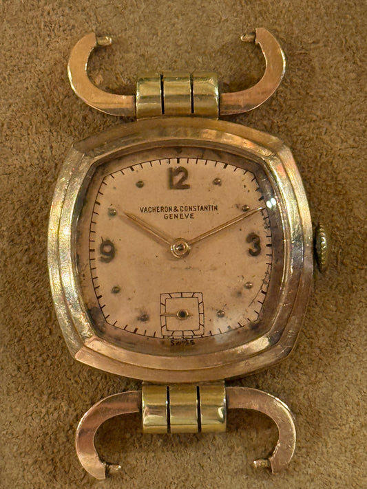 Vacheron Constantin Pink and Green gold 1940s watch made for the American market.