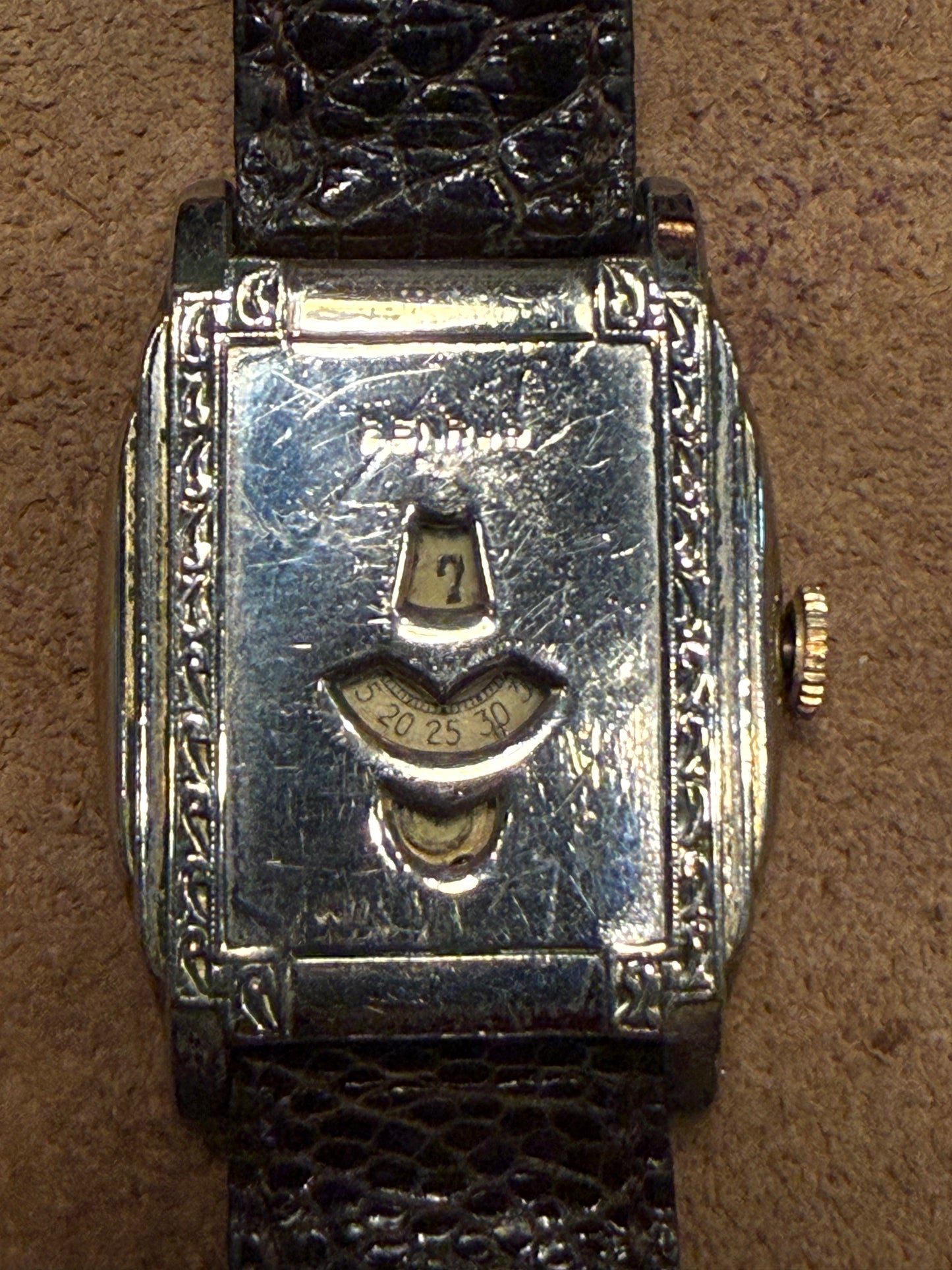 Benrus Jump hour watchfrom the 1920s