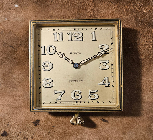 Tiffany and Company 8 Day traveling clock