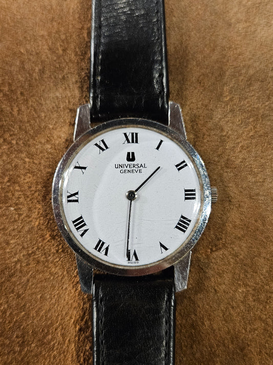 Universal Geneve Stainless steel dress watch from the 1970s