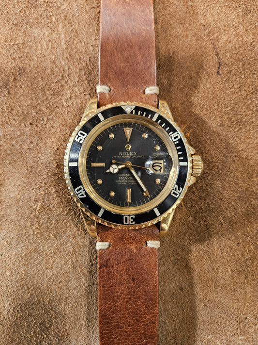 Rolex 1680 18kt Submariner watch from 1971